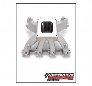 Edelbrock Super Victor EFI Intake Manifolds EDL-28265 4150 Style Throttle Bodies, Aluminum, Natural, Multi Port, LS3